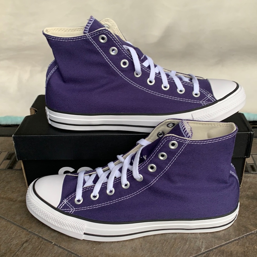 CONVERSE CTAS HI JAPANESE EGGPLANT MENS - Picture 2 of 13